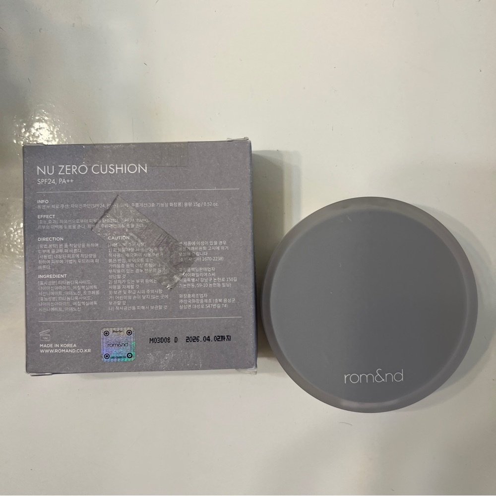 romand nu zero cushion in shade 23